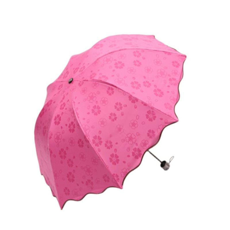 Portable Light Weight WindProof Sun and Rain Custom With Logo Waterproof Folding Umbrellas For The Rain