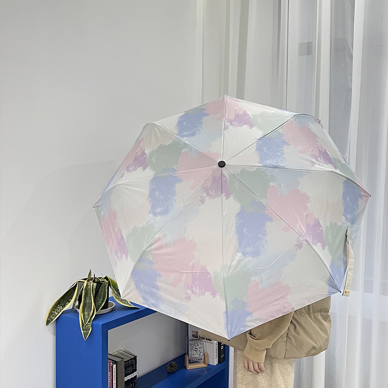 Portable Travel Repel Full Automatic UV Sun Protect Foldable Umbrella High Quality Windproof 3 Fold Rain Umbrella