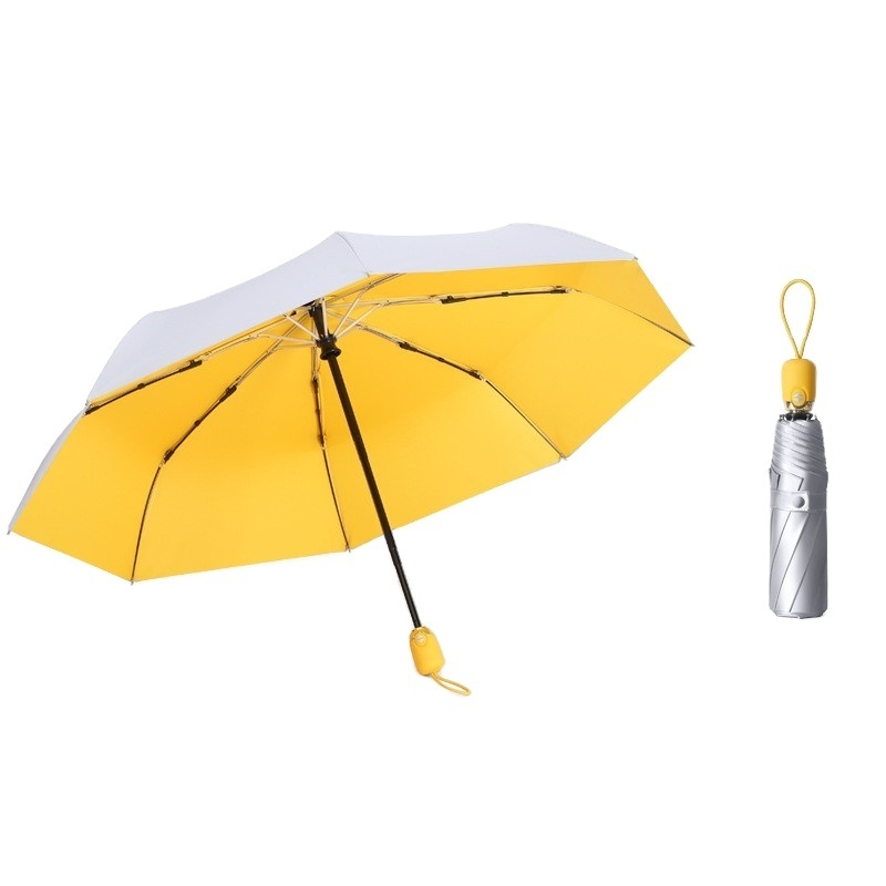 Wholesale Modern Color Titanium Silver Coating Sunshade Sun Protection UV50+ Automatic Control Rain Best Umbrellas In Travel