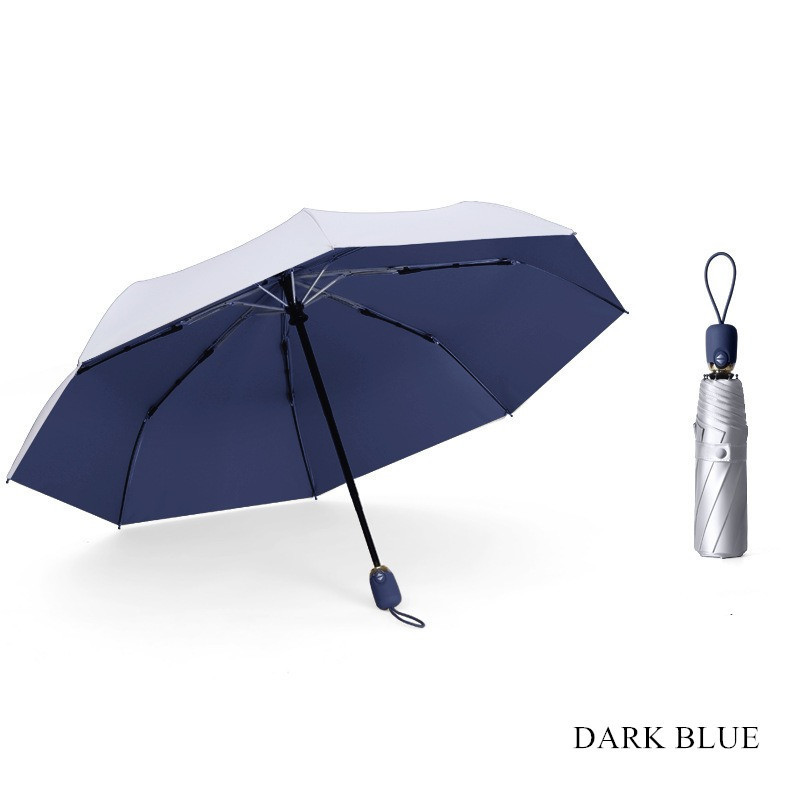 Wholesale Modern Color Titanium Silver Coating Sunshade Sun Protection UV50+ Automatic Control Rain Best Umbrellas In Travel