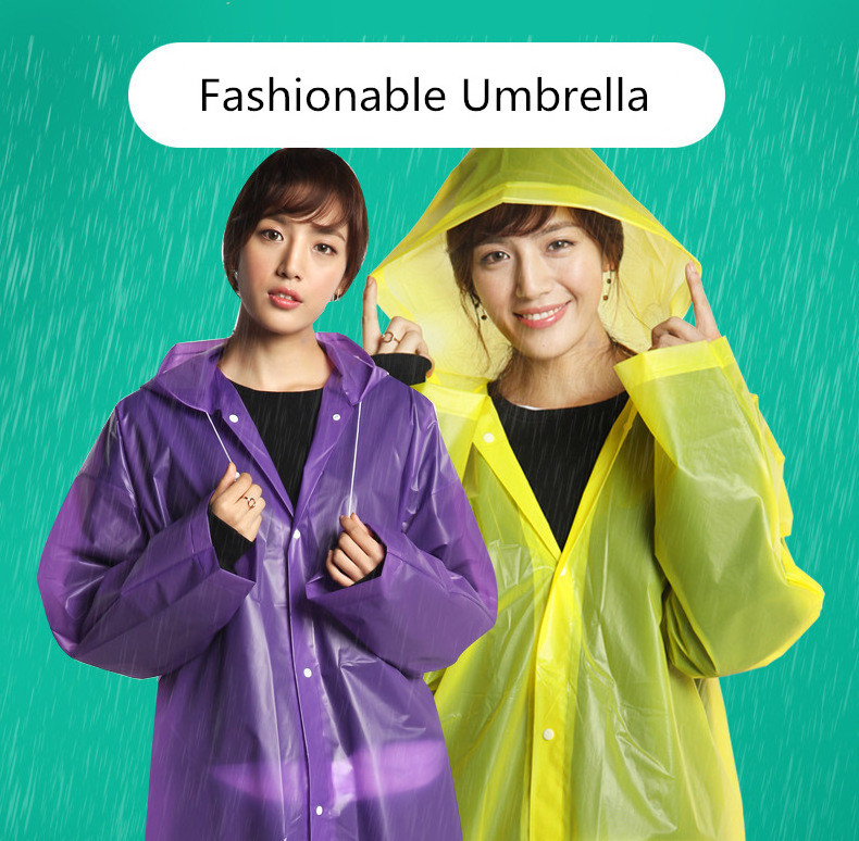 Sports Rain Coats EVA Reusable Rain Coat Jacket with Hood raincoat Disposable Eva Motorcycle Rain Coat Poncho Raincoat