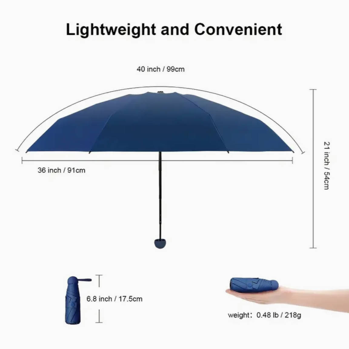 Custom Umbrella Five Fold 6-Bone Mini Capsule Black Coating Sunshade Sun UV Protection Sunny And Rain Folding Pocket Umbrella