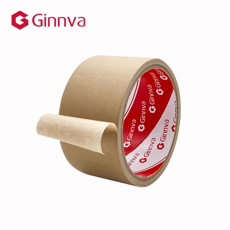 GINNVA custom printed adhesive paper brown masking tape