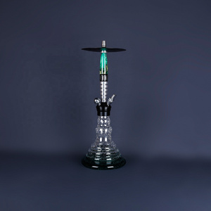 2022 Factory Stock Glass Hookah Single Pipe Sheesha 360 Gravity Shisha Hookah