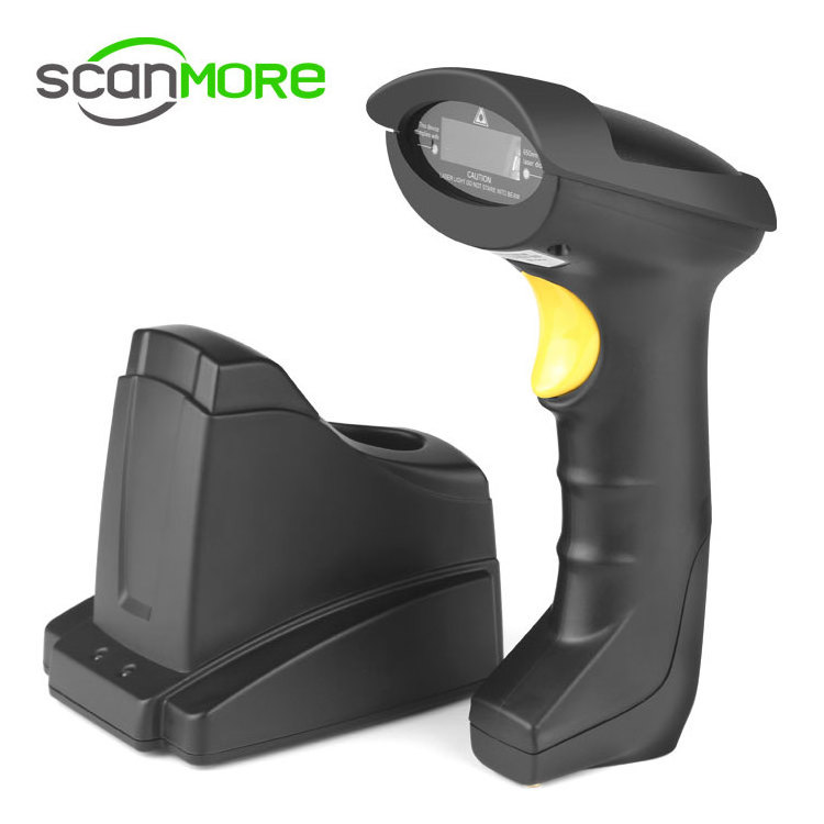 Handheld Laser bar Code Reader, barcode Scanner with stand for shops, retails, warehouse scanning systems SM104J