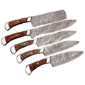 Pakistan Kitchen knives set multifunctional cooking knife Damascus steel chef knife