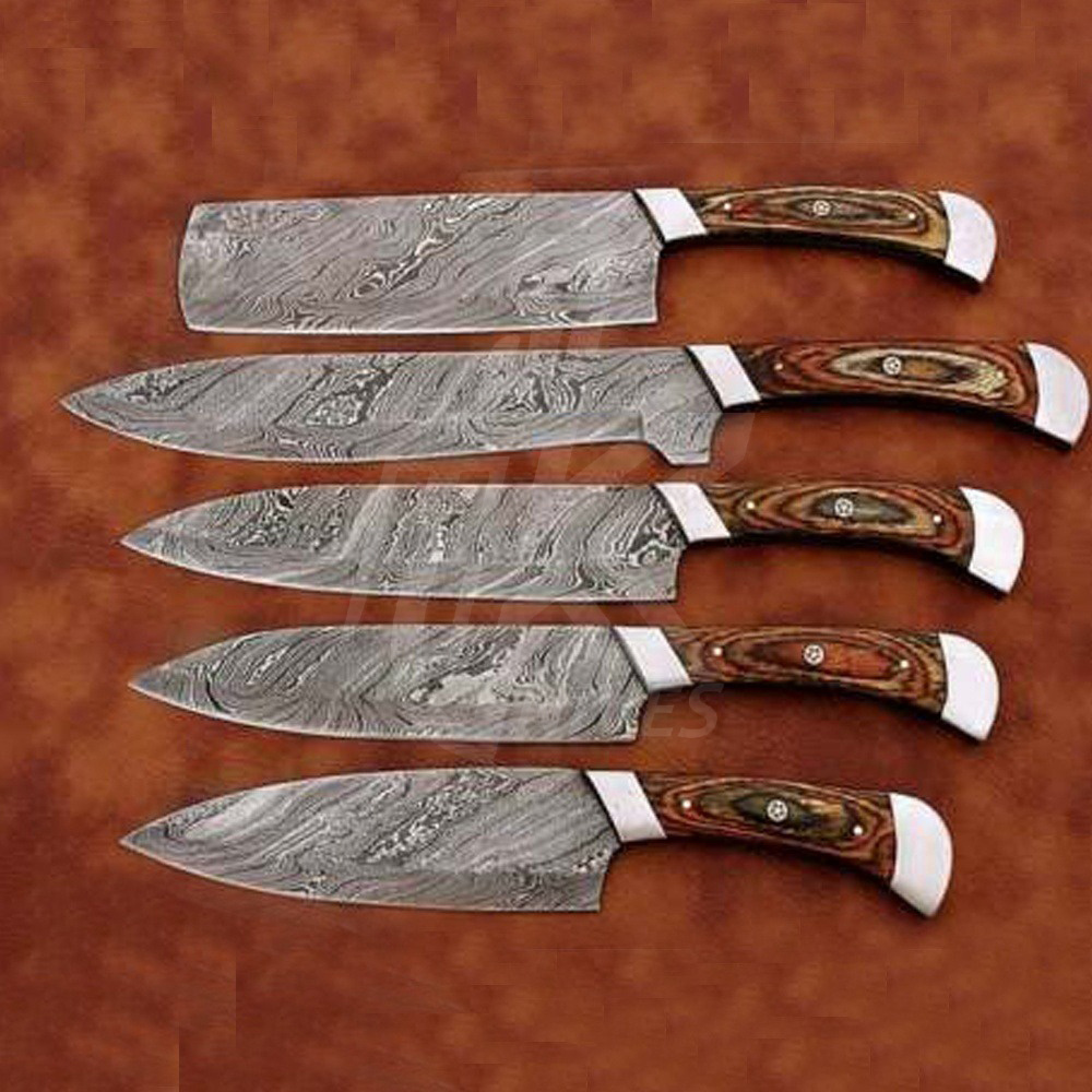 Pakistan Kitchen knives set multifunctional cooking knife Damascus steel chef knife