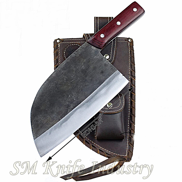 Chopper Cleaver Knife German Steel  Daily Kitchen Cut Usage Durable Kitchen Tools Carbon Steel (smk-2015)