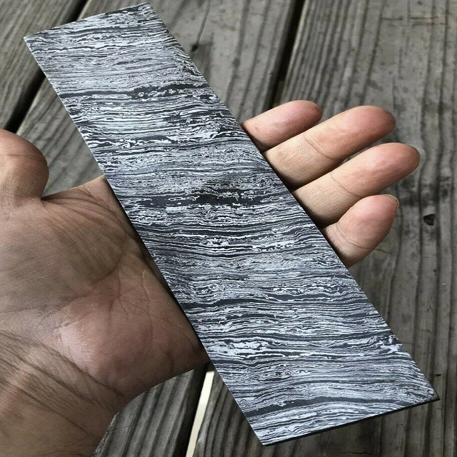 Damascus Steel Billet Blade Knife Bar Blank Making Bar Billet Making Blades