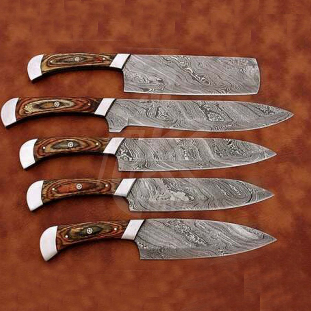 Pakistan Kitchen knives set multifunctional cooking knife Damascus steel chef knife