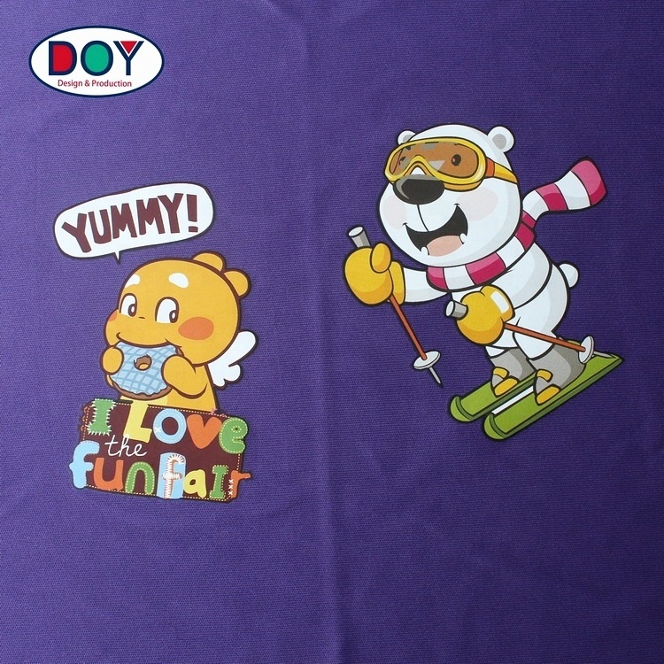 Wholesale Design Custom Screen Printed Cartoon Logo Heat Press Transfer Film Clothing Label