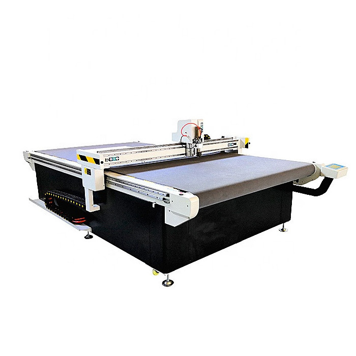 automatic loading unloading fabric rolls cutting fabric end cutter cnc flat bed digital textile garment cutting machine