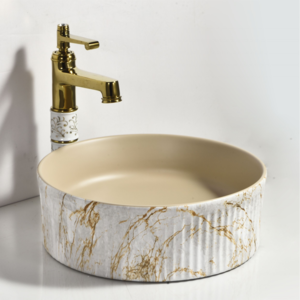 SIMILAR Modern Purple Marble For Golden Bathroom Sinks