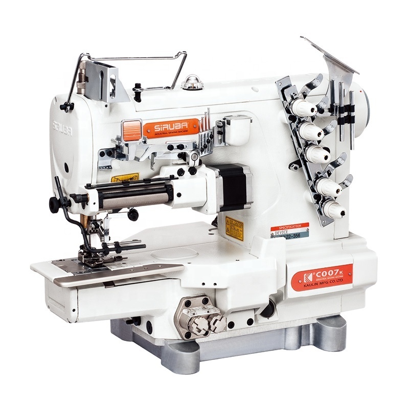 Siruba C007K cylinder arm coverstitch industrial interlock sewing machine