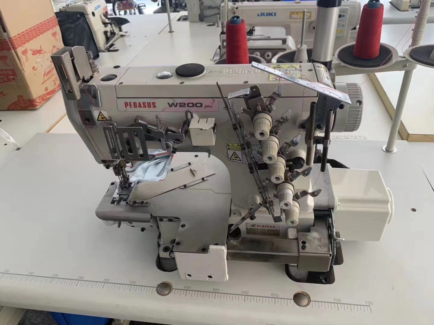 Both new used are available Pegasus W200 Mechanical Cylinder Bed Arm Interlock Sewing Machine for sale