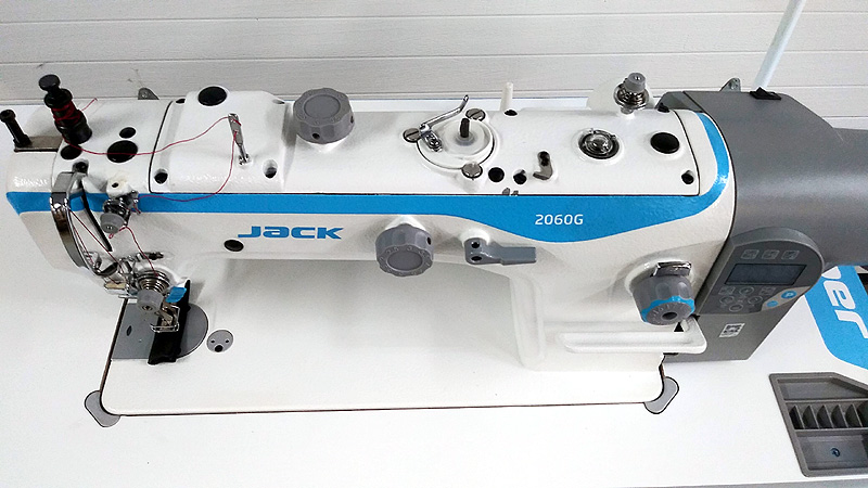 JACK 2060G Synchronous Lock Stitch Machine Automatic Presser Foot Sewing Machine Suitable for Leather and Heavy Fabrics