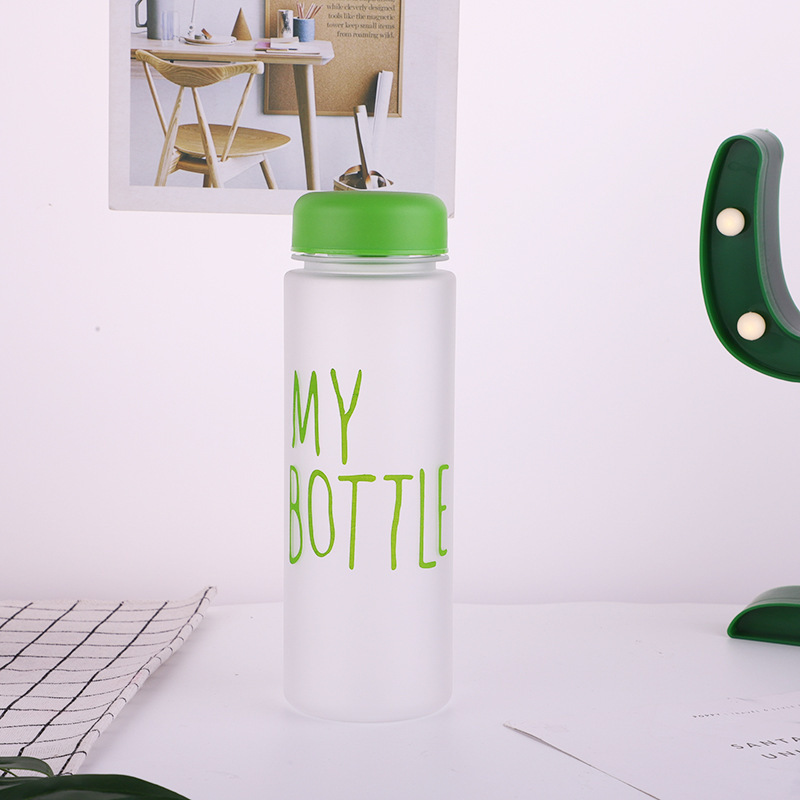 Eco-friendly Customize Logo water bottle 500ml Cycling Plastic Travel sport Bottle Water Cup my bottle