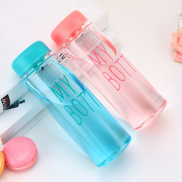 Eco-friendly Customize Logo water bottle 500ml Cycling Plastic Travel sport Bottle Water Cup my bottle