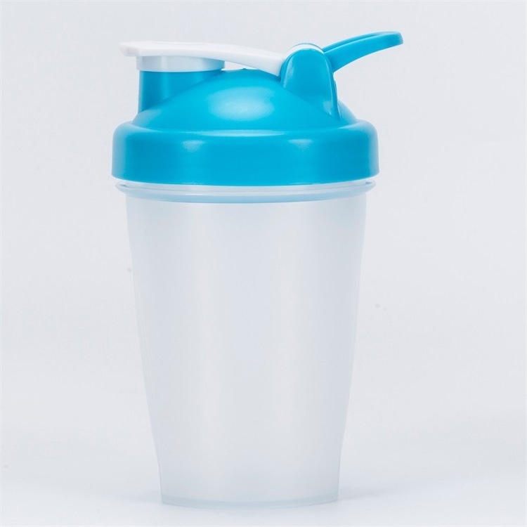 Wholesale Bulk Bottle 400ml 600ml Protein Fitness Gym Water Bottle Plastic Shaker Cup With Stainless steel ball