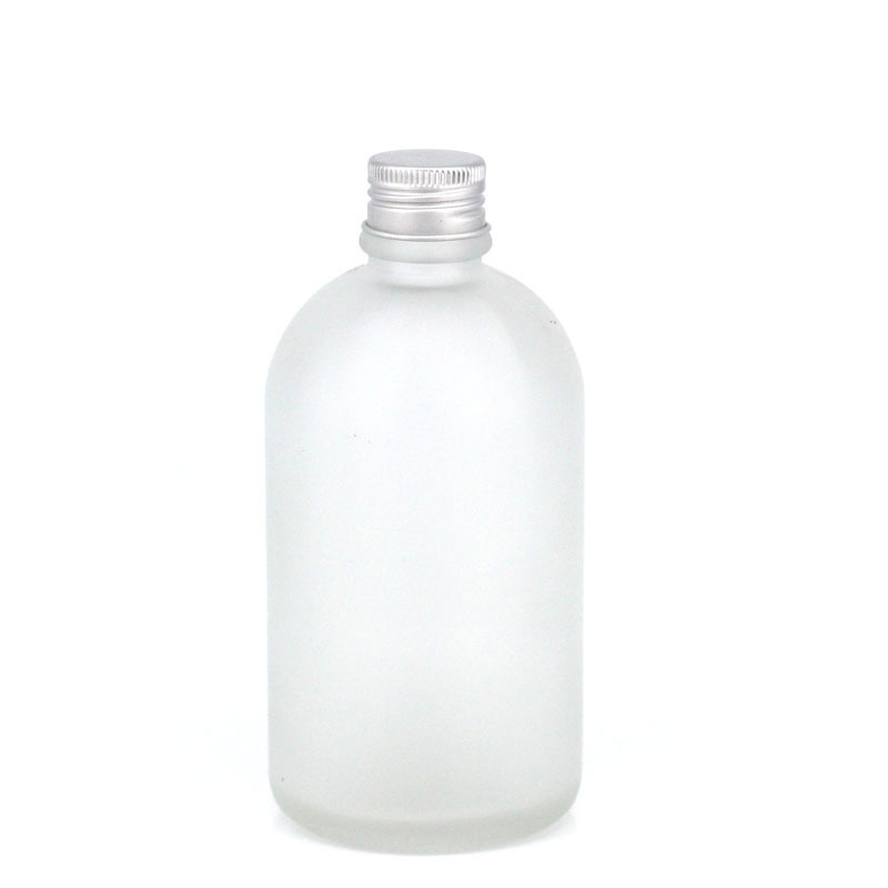 8oz 250ml French Square Juice Glass Bottles Packaging For Beverage With aluminum Lid