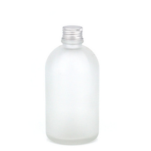 8oz 250ml French Square Juice Glass Bottles Packaging For Beverage With aluminum Lid