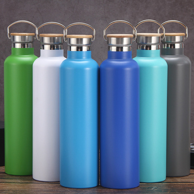 Portable Custom Double Wall  Thermo Vacuum Flask Outdoor Sport Stainless Steel Water Bottle