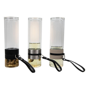 reusable travel water bottles Glass Tumbler Cup High-borosilicate glass Leak Proof hot drinks bottle for Tea Maker