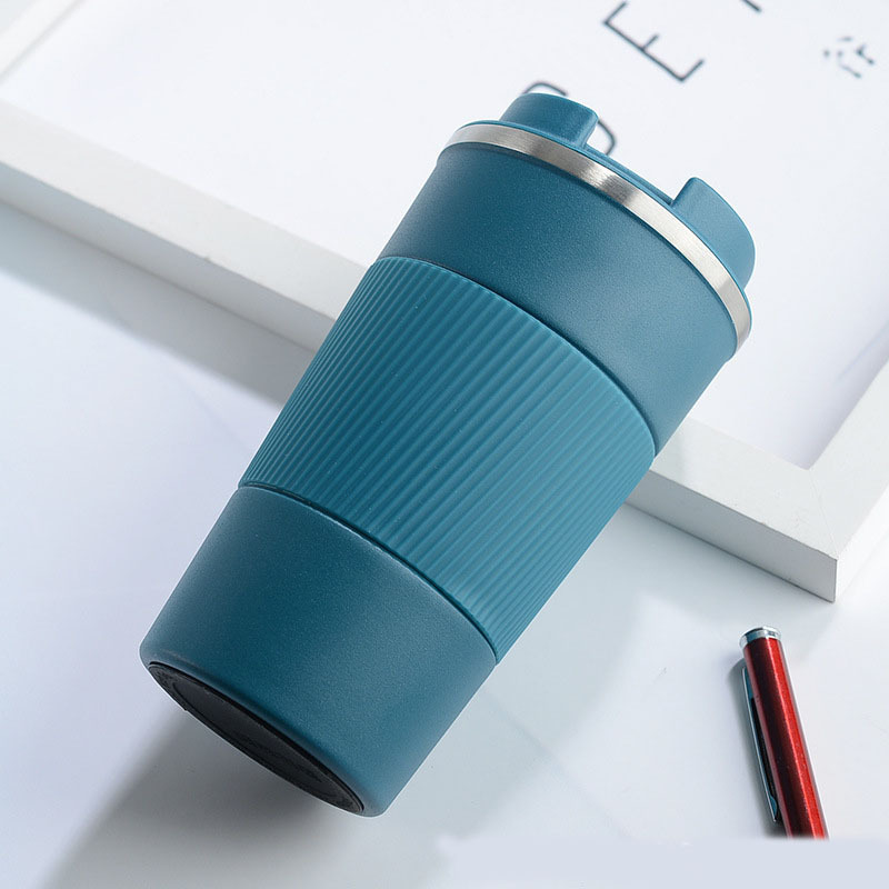 Oem promotional coffee cup Custom Double Wall Vacuum Stainless Steel Insulated Travel Reusable Coffee Tumbler Mug Cup With Lid