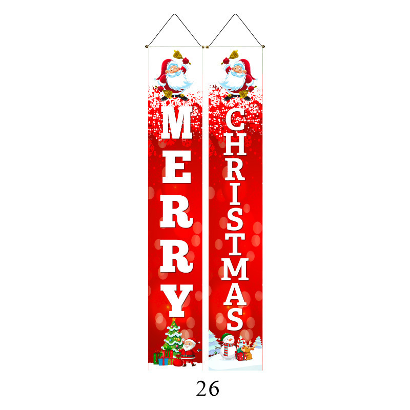 2022 Christmas Tree Pendant Decoration Supplies Wholesale Christmas Decor Set Bell Christmas Banner