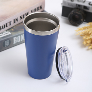 Custom coffee cups Travel Sublimation colorful Adventure 304 Stainless Steel water Bottle with Lid and Straw