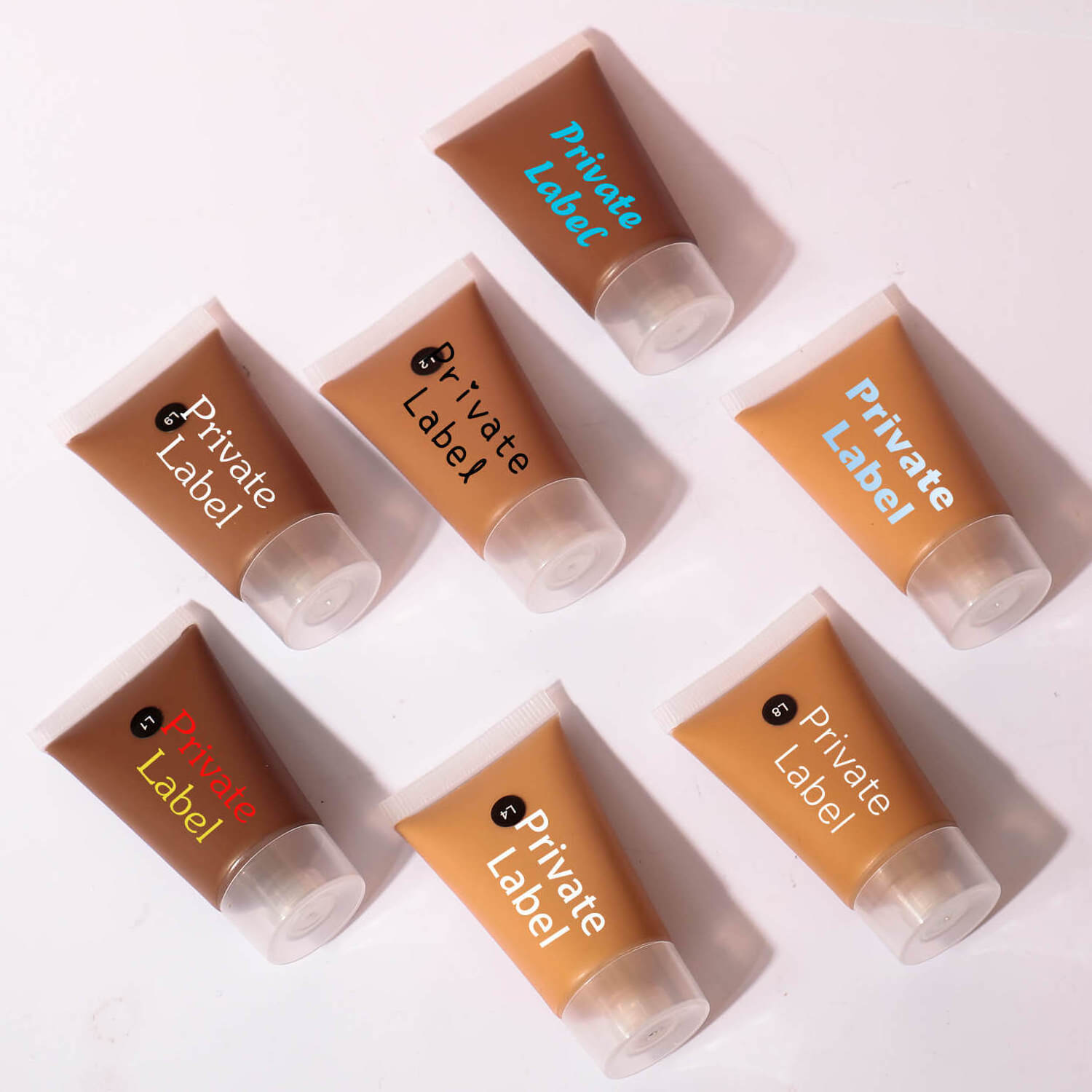 cosmetics makeup waterproof liquid cream foundation private label foundation