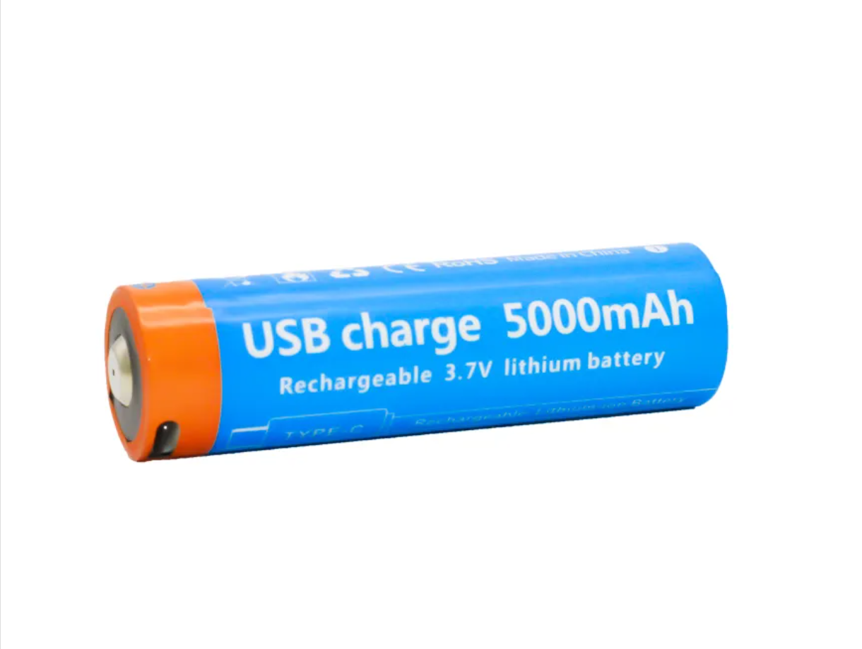 Mass production and sales 3.7V  INR21700-5000mAh  USB Type-C rechargeable  Lithium ion Cylindrical Battery