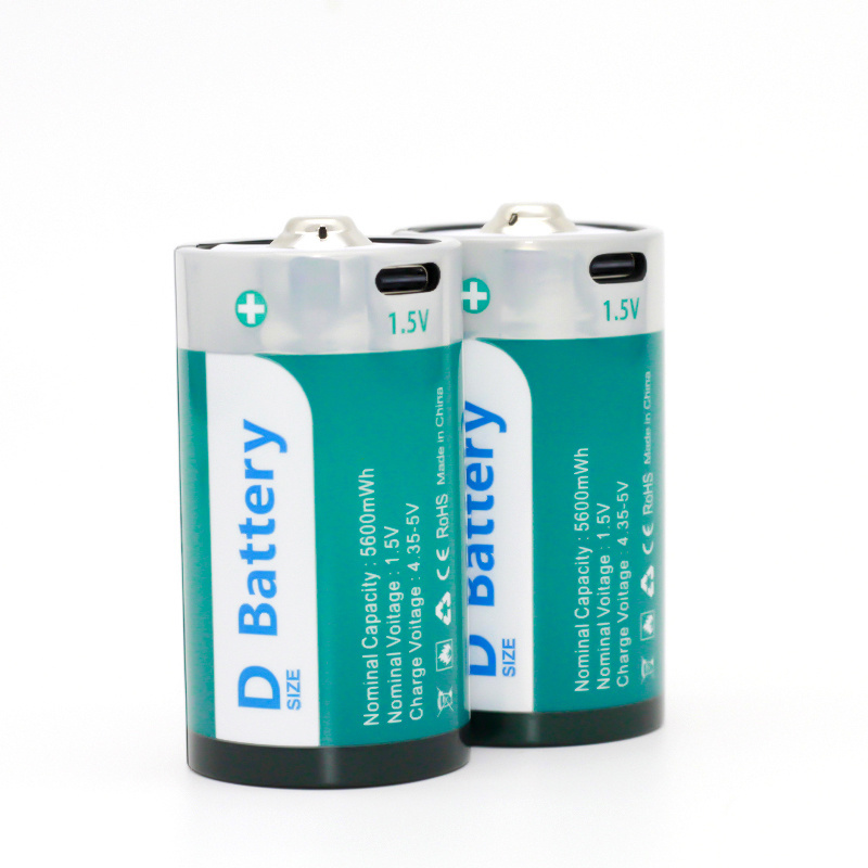 China Supplier Rechargeable D SIZE Lithium Battery 1.5V Rechargeable Coin Cell D SIZE Battery For Home remote controls