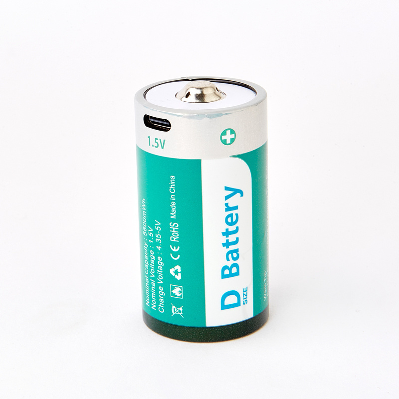 China Supplier Rechargeable D SIZE Lithium Battery 1.5V Rechargeable Coin Cell D SIZE Battery For Home remote controls