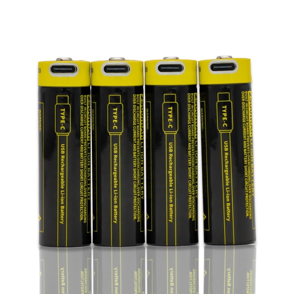 Beston New Function 3.7v 2500mAh 18650 Li Ion USB Rechargeable Battery