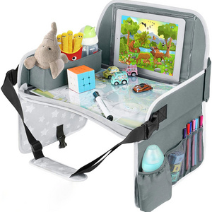 Foldable Kids Travel Tray Toddler Car Seat Travel Tray Car Seat Organizer Kids