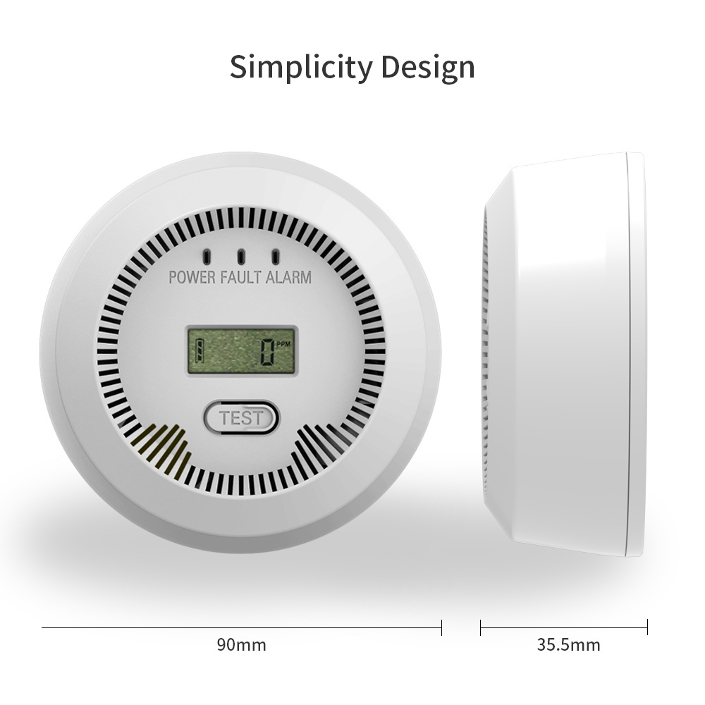 Rushed Carbon Monoxide Alarm Carbon Monoxide China Battery Operated Wifi Smoke And Co Alarms