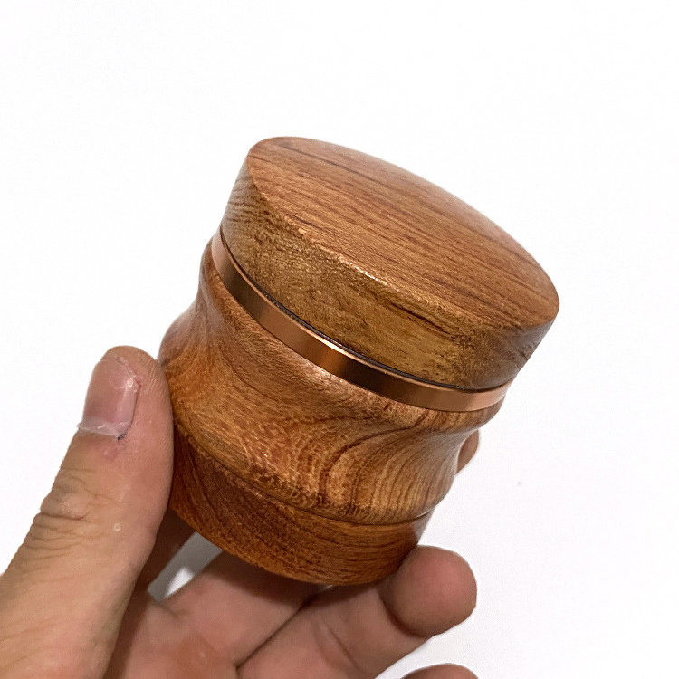 New novelty unique wooden herb grinder wood herb grinder portable herb grinder