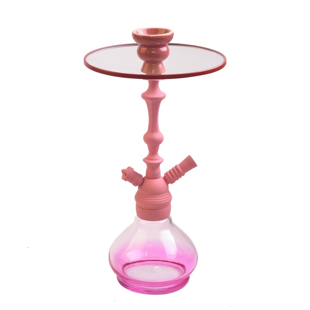 Pink Hookah Pink Hookah Bottle Zinc Alloy Shisha Set for Girls Women Hookah