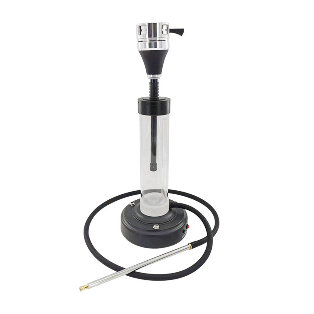 Hot sell Single Hose Hookah Set Acrylic Shisha With Led Light Laser Base for Chicha Lounge Shisha Bar Electric Hookah Shisha