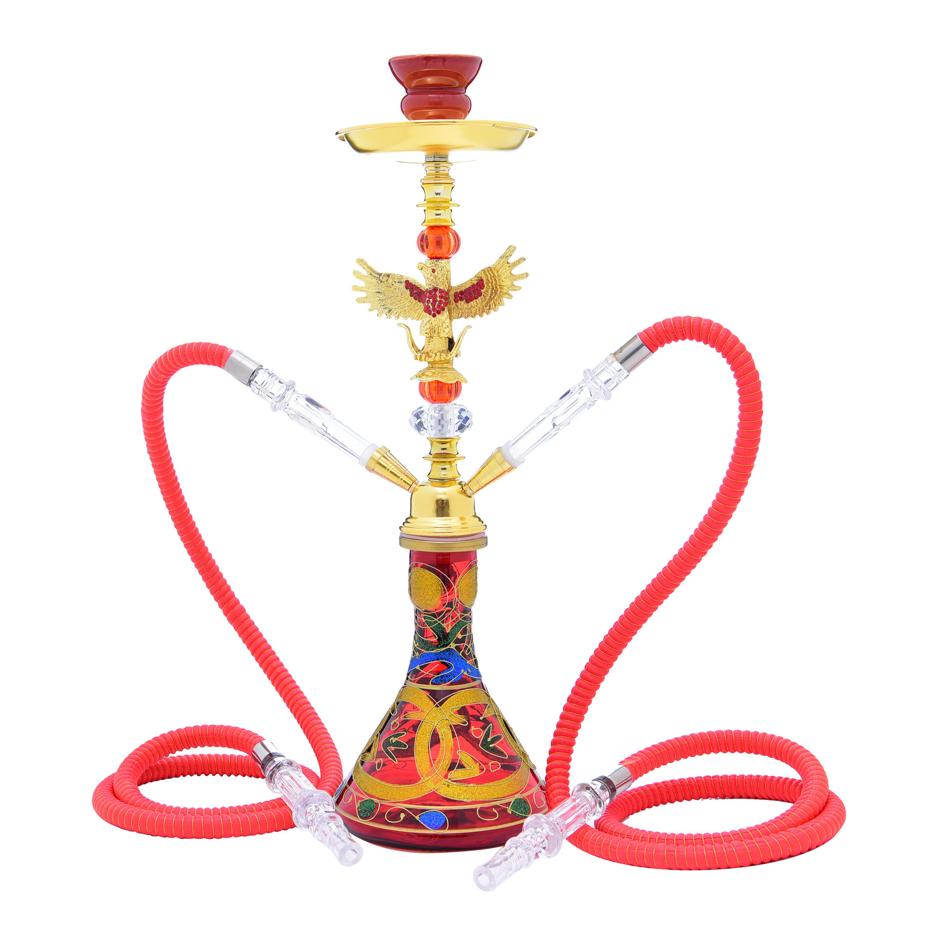 Hubbly Bubbly Hookah 2 Pipe 4 Pipe Hookah Egyptian Hubbly Bubbly Hookah Premium Shisha Set Narguil Huka Arabic Shisha