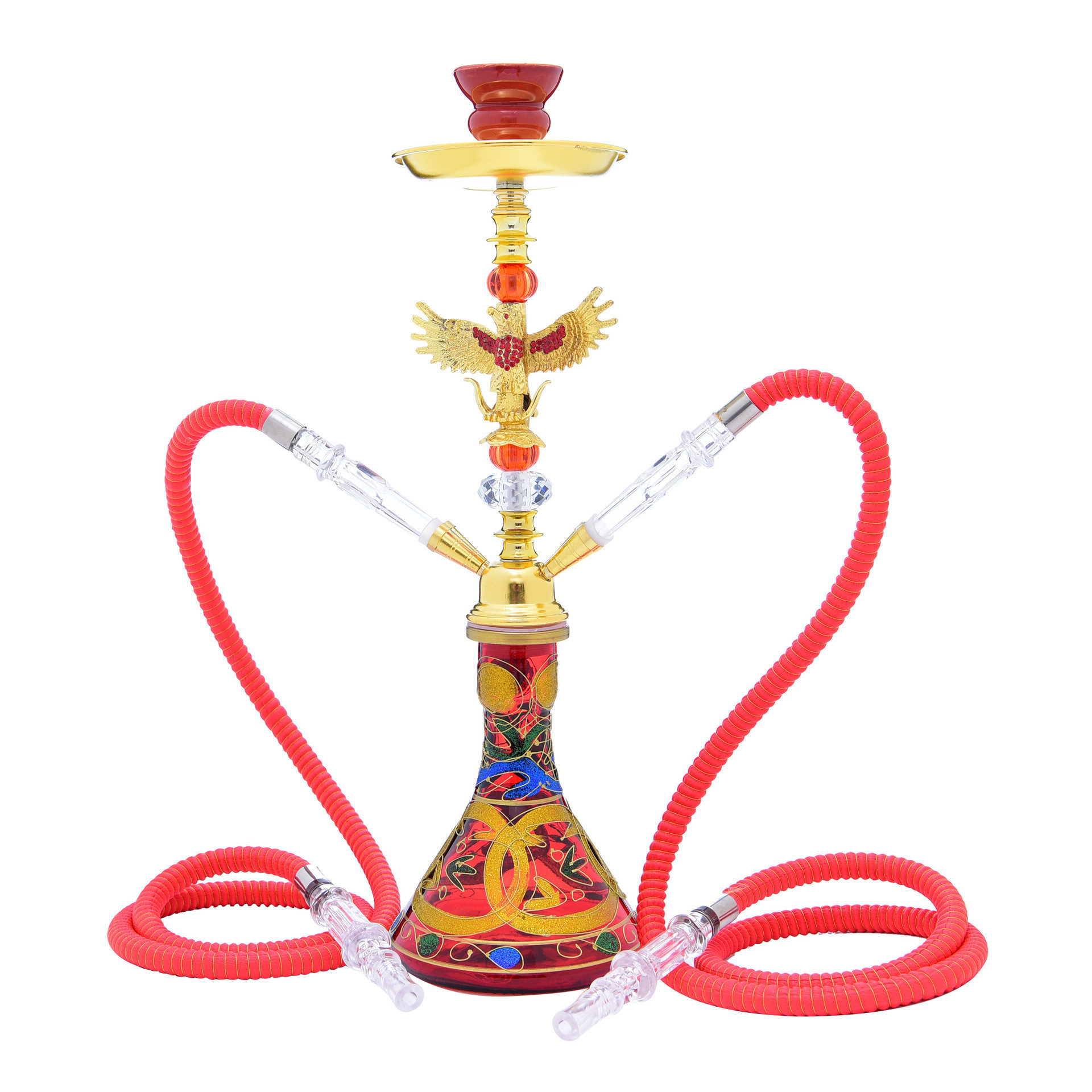 Hubbly Bubbly Hookah 2 Pipe 4 Pipe Hookah Egyptian Hubbly Bubbly Hookah Premium Shisha Set Narguil Huka Arabic Shisha