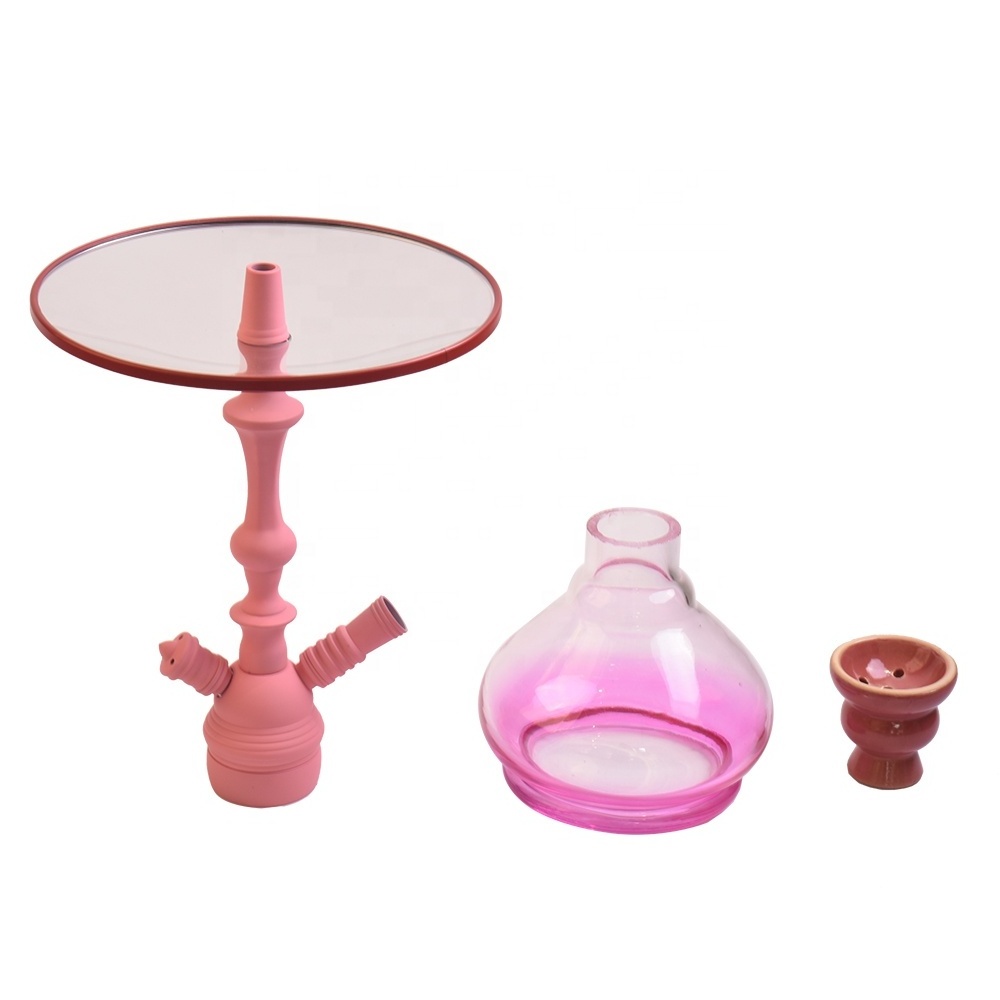 Pink Hookah Pink Hookah Bottle Zinc Alloy Shisha Set for Girls Women Hookah