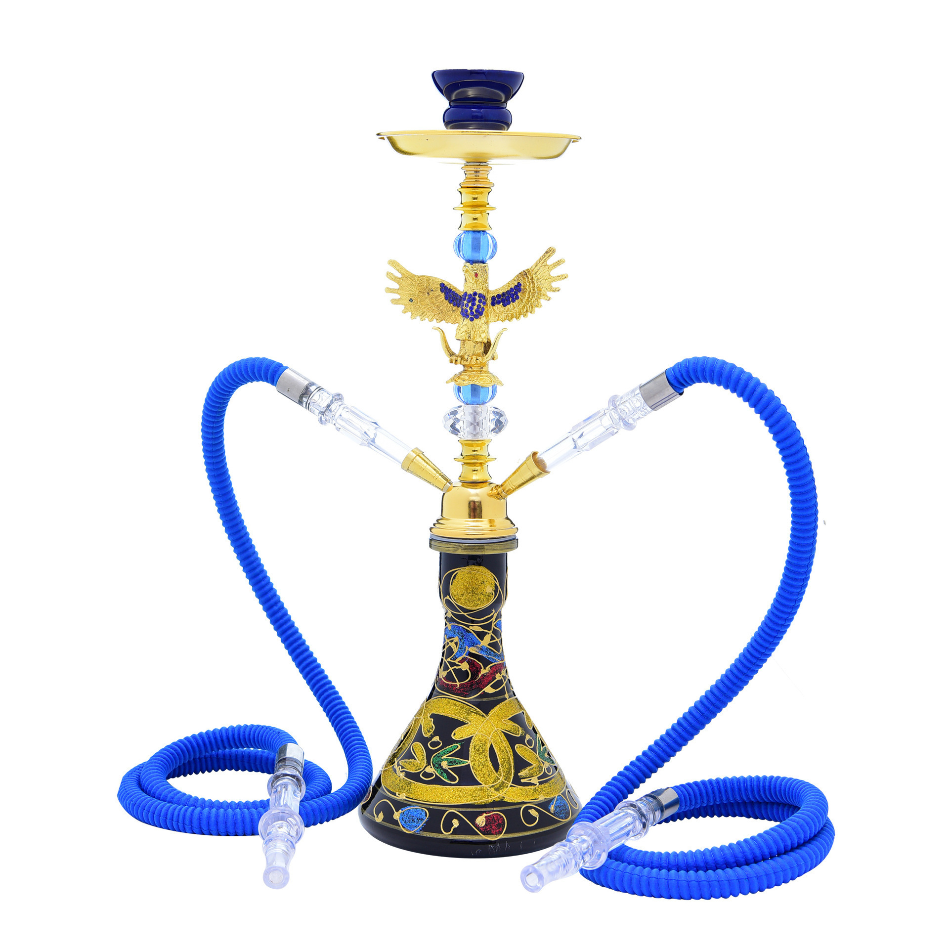 Hubbly Bubbly Hookah 2 Pipe 4 Pipe Hookah Egyptian Hubbly Bubbly Hookah Premium Shisha Set Narguil Huka Arabic Shisha