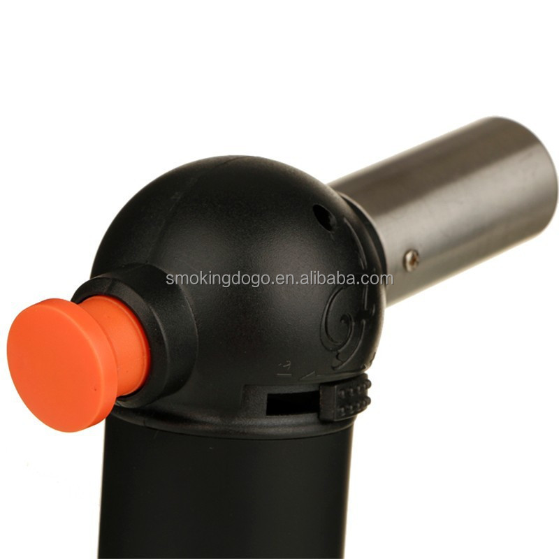 wholesale dabs jet butane torch lighters flame gun height 15cm gun barrel diameter 2.2cm cigar lighter torches