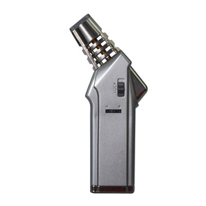 New style Jobon powerful custom logos slant torch lighter for wholesale