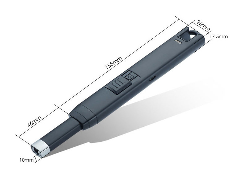 Long Stick Rechargeable Cheap Electric Durable Arc Usb Lighter for Kitchen BBQ