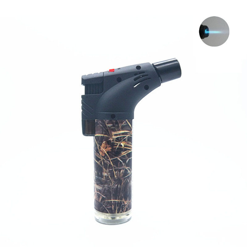 2023 new arrive custom logo Roast Jobon jet flame gas slant torch lighter with the lock