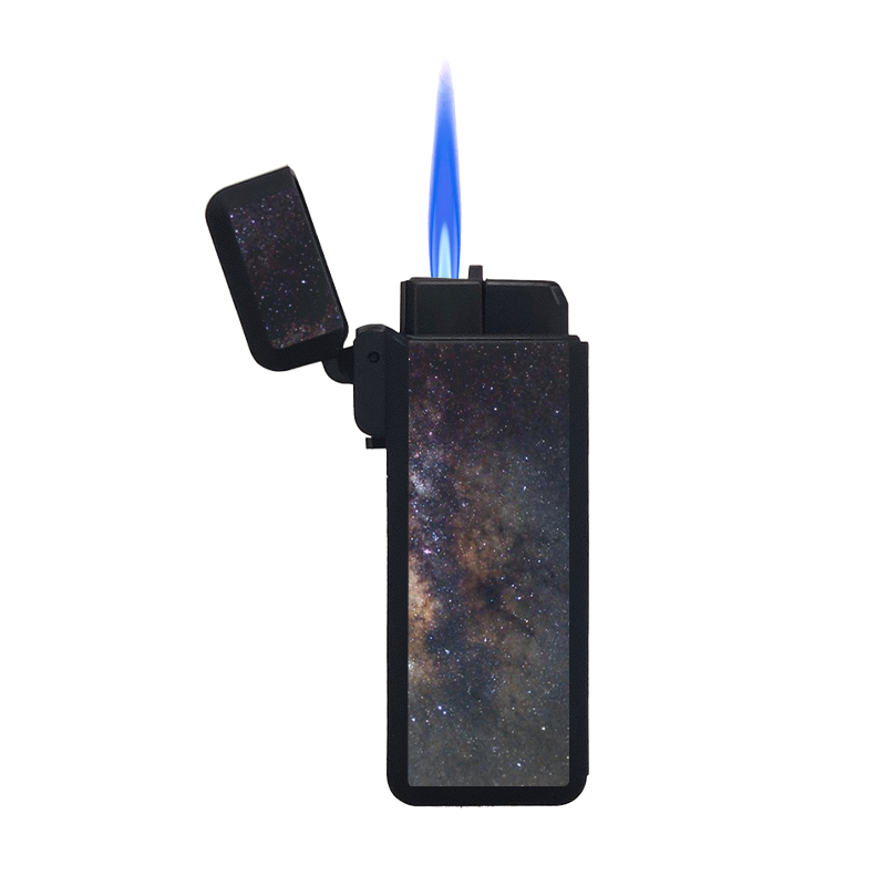 Hot Sale Cheap Single Jet Flame Cool Refillable Gas Windproof Custom Logos Torch Lighter