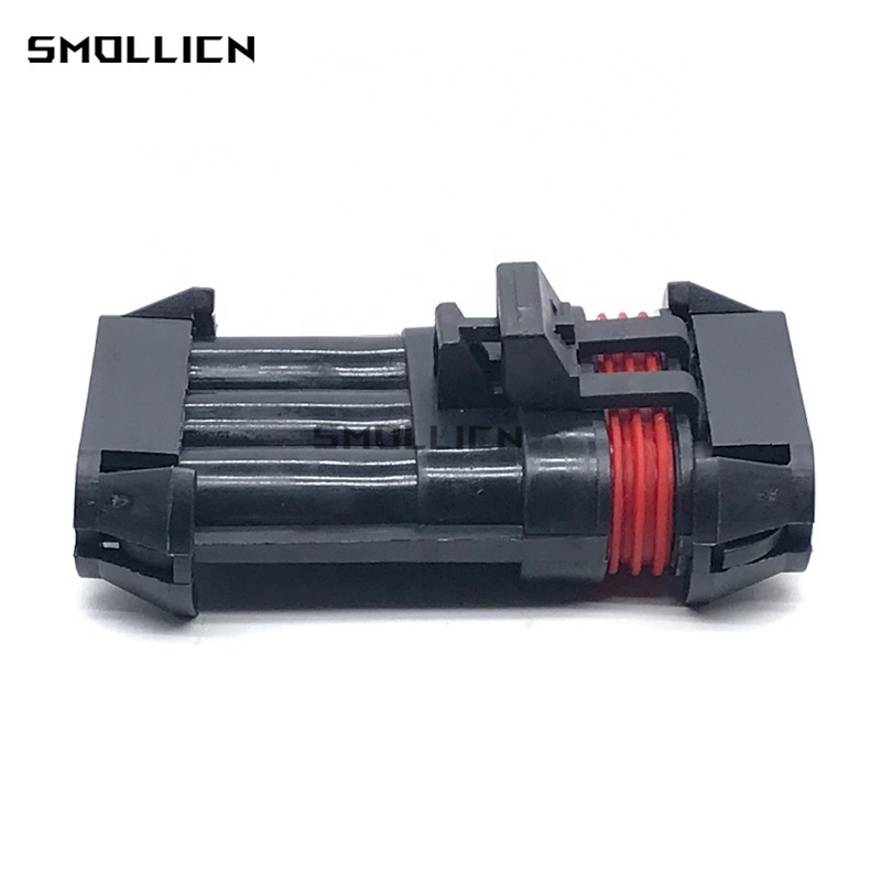 3 Pin Delphi Male Female Waterproof Auto Cooling Radiator Fan Pa66 Connectors For Buick Fords 12124685 12124686 DJ70382A-6.3-21